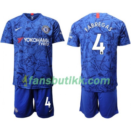 Fotballdrakt Chelsea Fabregas 4 Barn Hjemmetrøye 2019-2020 Kortermet